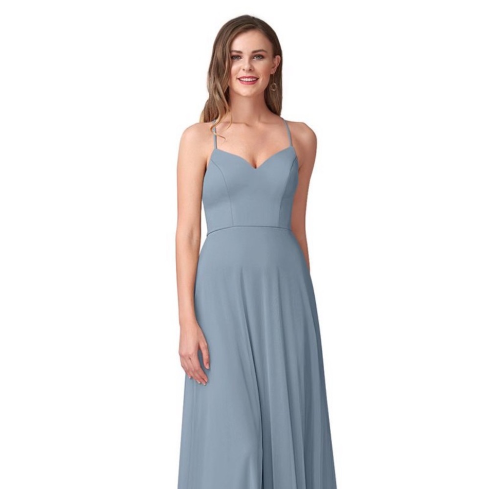 Azazie Dusty Blue Bridesmaid Dress